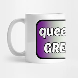 Queer as in... Grey Ace - Grey Asexual Flag Mug